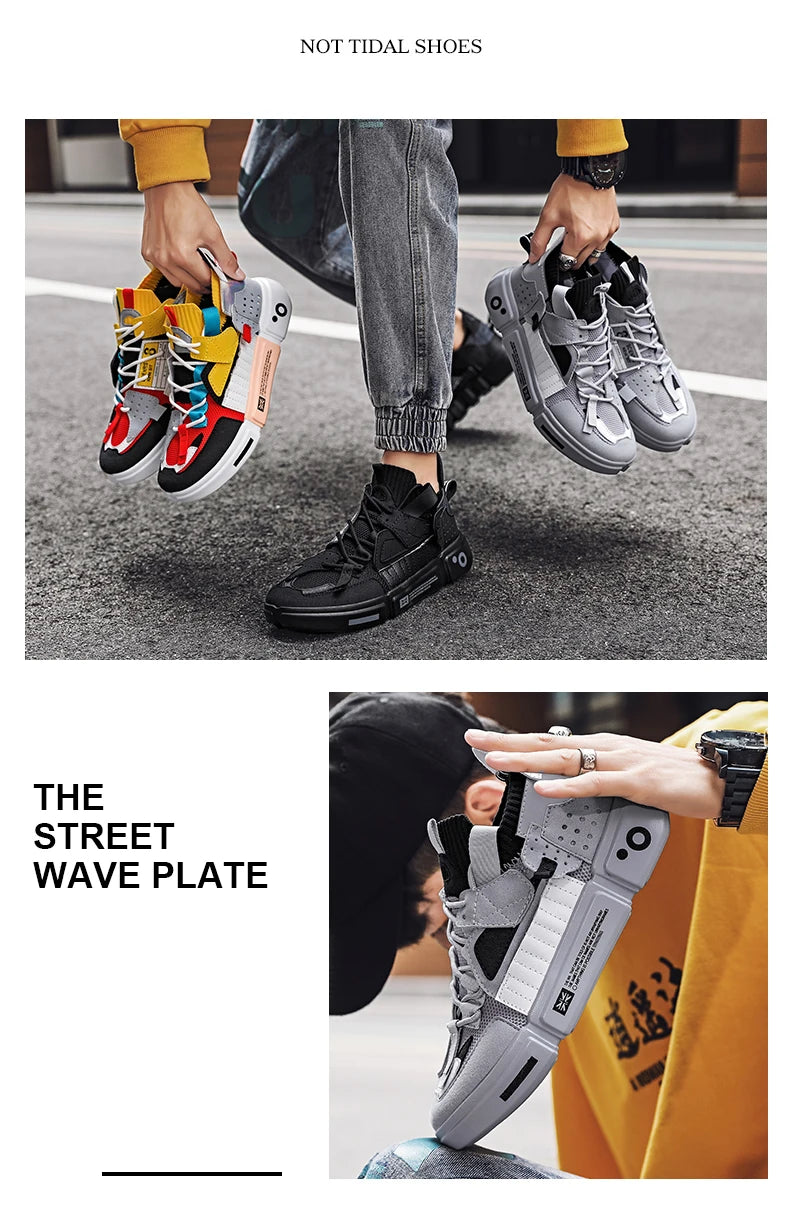 2024 Brand Men's Shoes Colorful Sneakers Men Tenis Breathable Couple Casual Shoes Summer Light Black Trainers Zapatillas Hombre